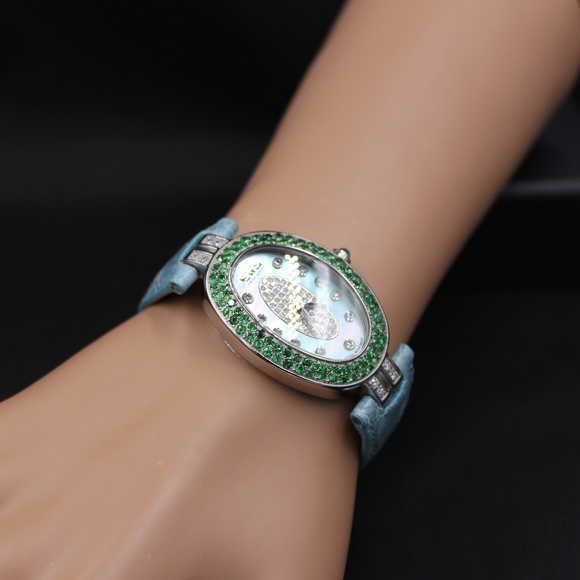 Tsavorite Diamond 4.10 Tcw Unisex Luxury Watch